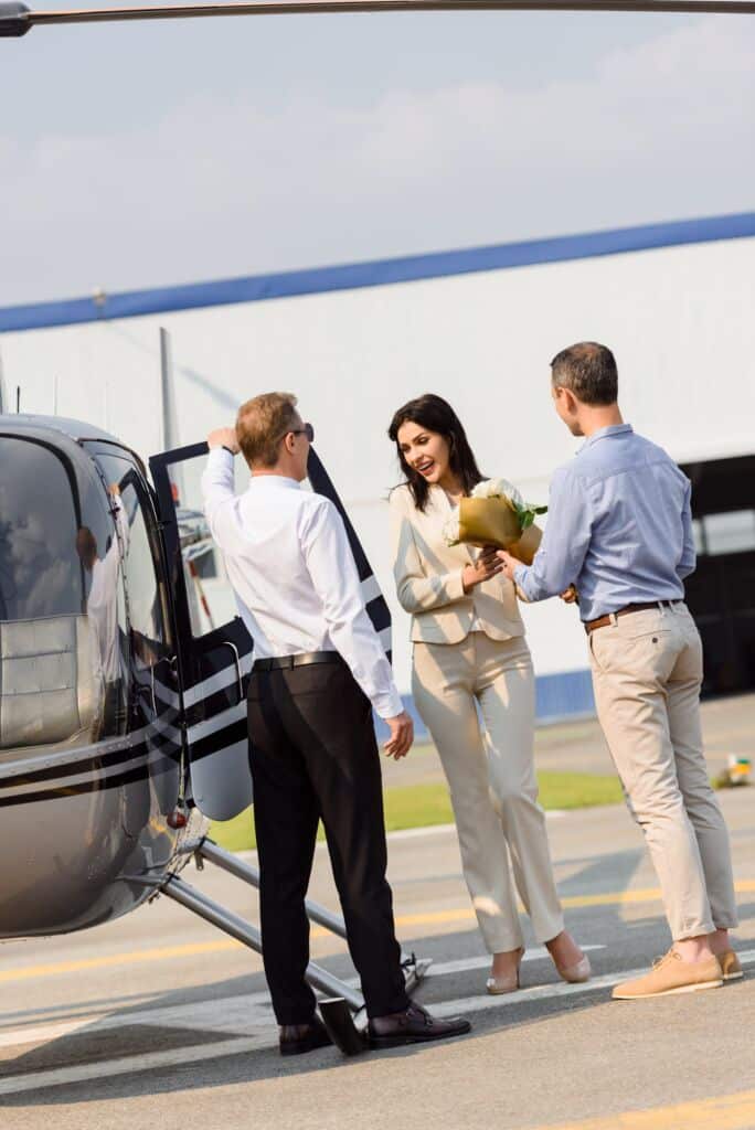 Private Jet Passenger Handover